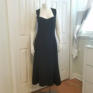 Midi Flared Dress with Crossback Detail